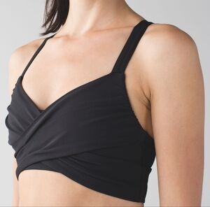 Lululemon Wrap It Up Bra Black Size 8